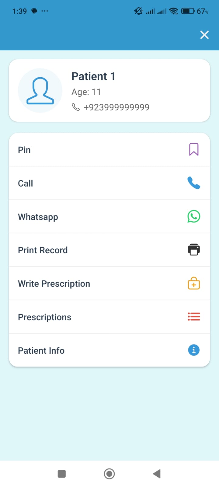 Patient Settings Management